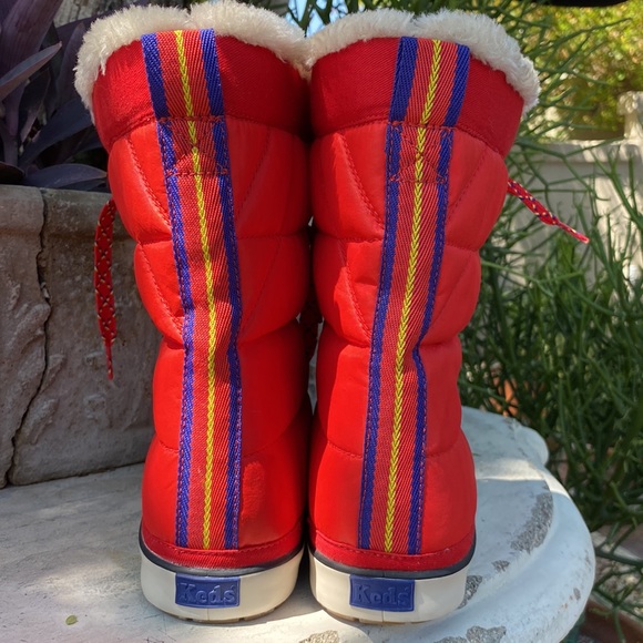 Keds Red Puffer Boots - Picture 5 of 9